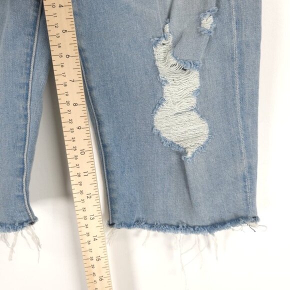 NWT HUDSON Made in USA 🇺🇸 ZOEEY HIGH RISE CUT OFF BOYFRIEND Jean‎ Shorts Sz 25 - Picture 10 of 16